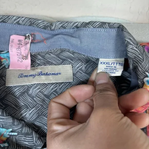 Tommy Bahama Islandzone Coconut Point Tiki Cocktails Camp Shirt Sz 3XL Vacation - Picture 4 of 14